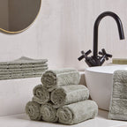 Σετ 10τμχ Πετσέτες Cannon Cotton Fresh 30X50 Olive